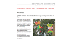 Desktop Screenshot of corporatelandscape.de