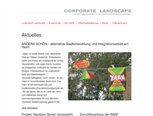 Tablet Screenshot of corporatelandscape.de